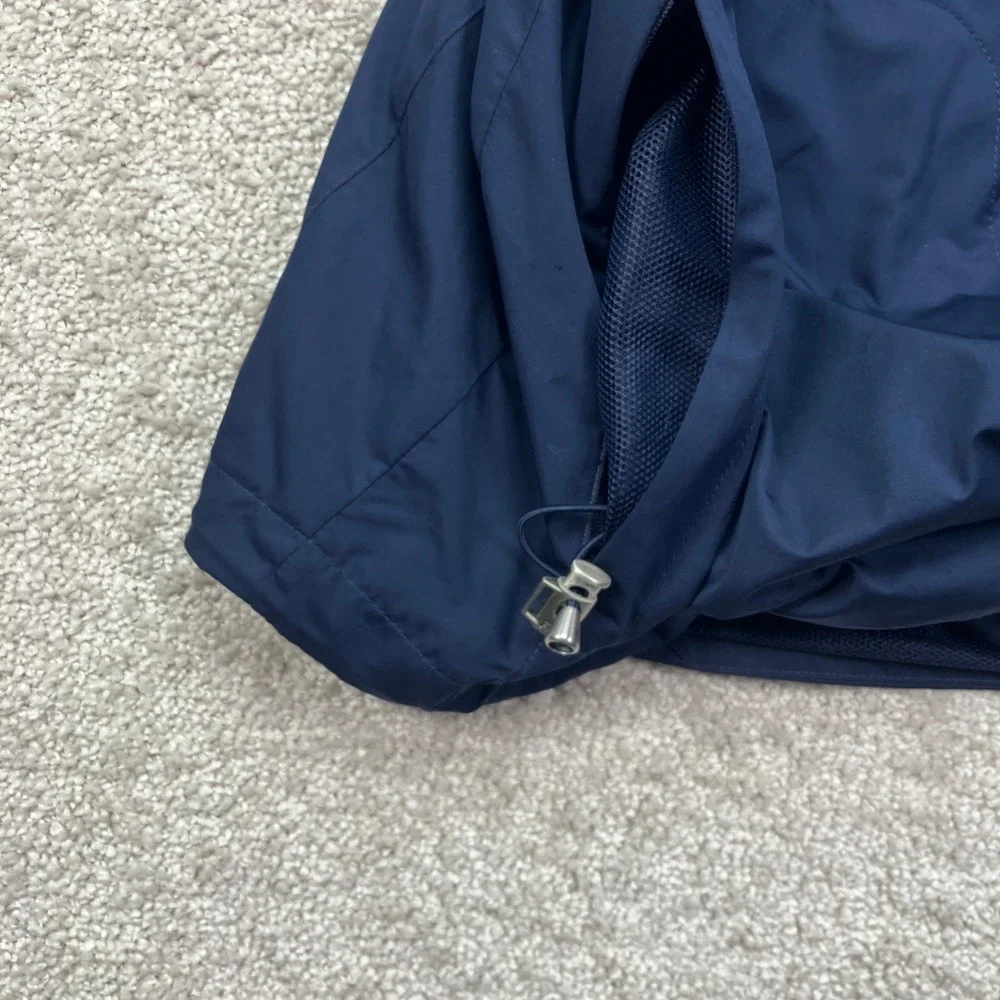 Polo Golf Ralph Lauren Mens M Vest Navy Blue Yellow Trim Big Pony Full Zip